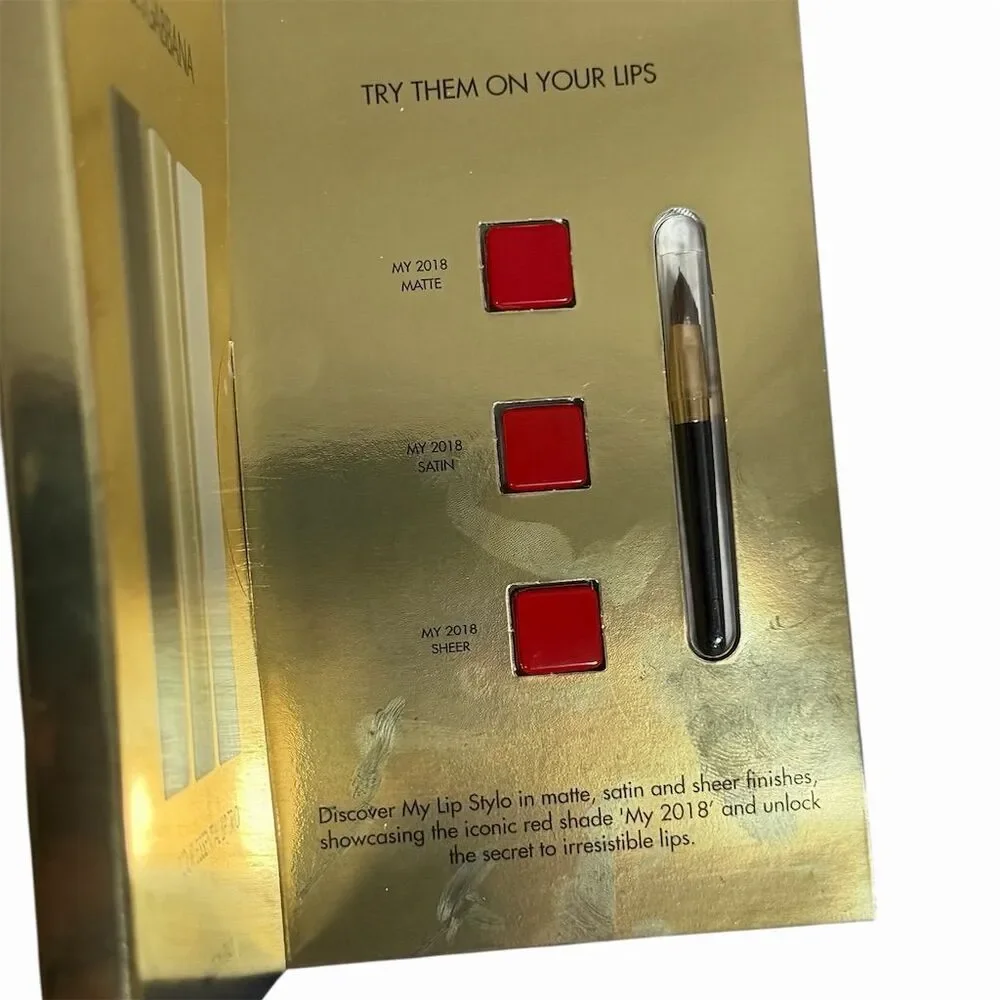 Dolce & Gabbana My Lip Stylo Collection Matte Satin Sheer Lipstick Sample Set